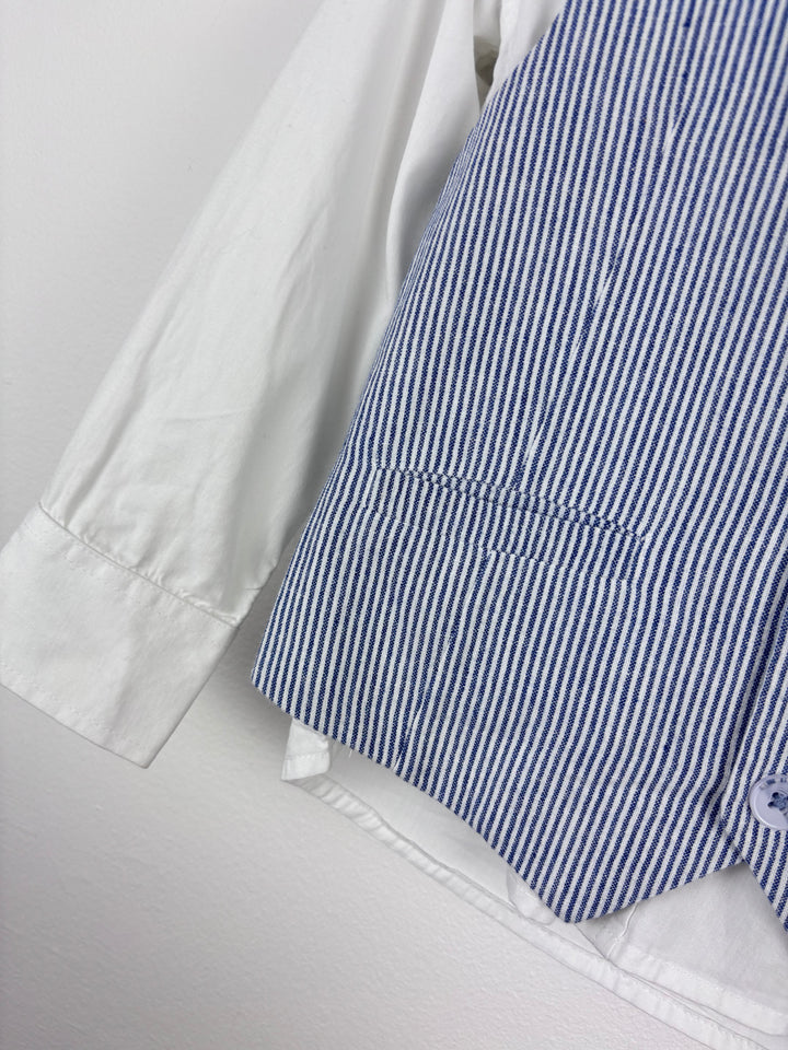 Monsoon Shirt and Waistcoat Set 4 Years-Suits-Second Snuggle Preloved