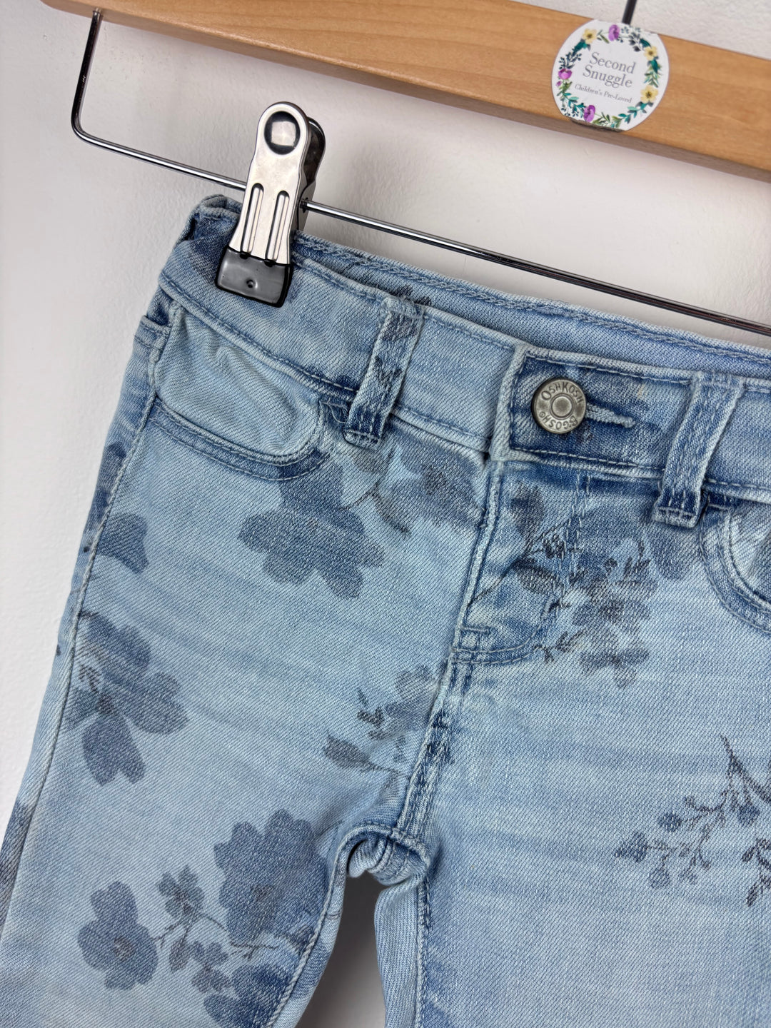 OshKosh Floral Trousers 9-12 Months-Trousers-Second Snuggle Preloved