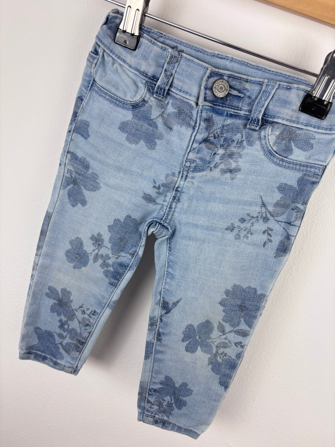 OshKosh Floral Trousers 9-12 Months-Trousers-Second Snuggle Preloved