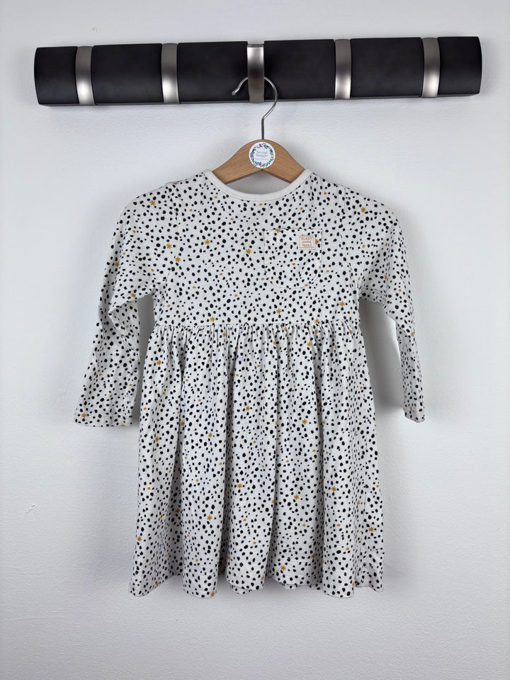 John Lewis Spot Print Dress 9-12 Months-Dresses-Second Snuggle Preloved