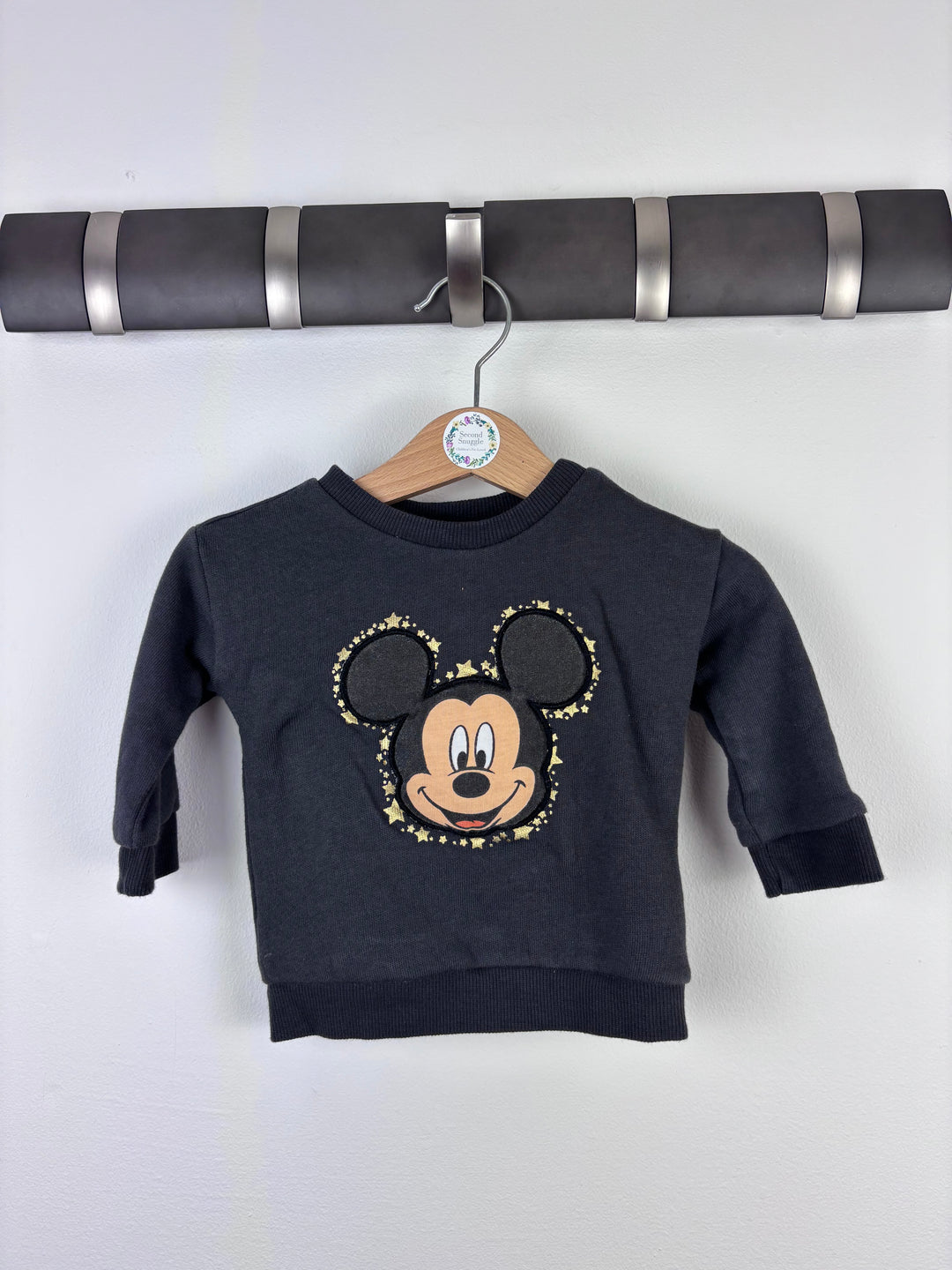 Fred & Flo Mickey Mouse Sweatshirt 3-6 Months-Jumpers-Second Snuggle Preloved