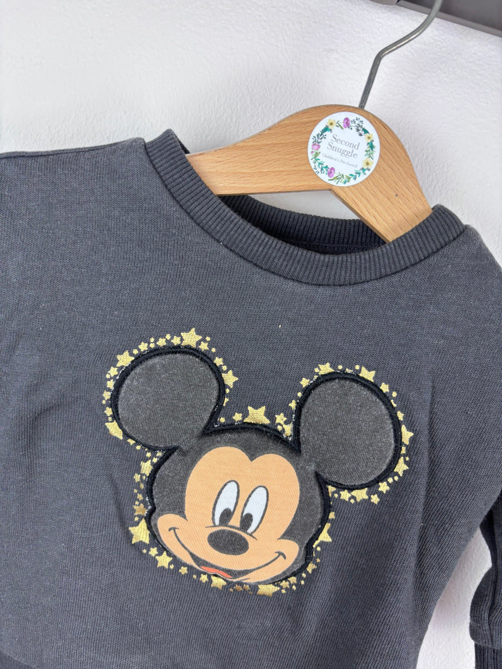 Fred & Flo Mickey Mouse Sweatshirt 3-6 Months-Jumpers-Second Snuggle Preloved