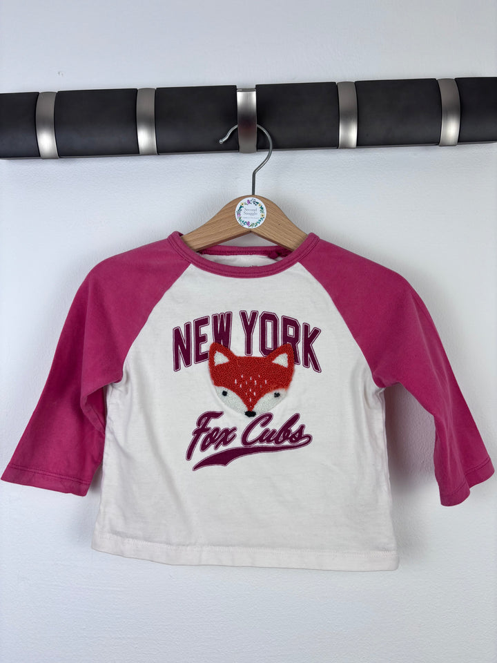 Next New York Fox Top 9-12 Months-Tops-Second Snuggle Preloved
