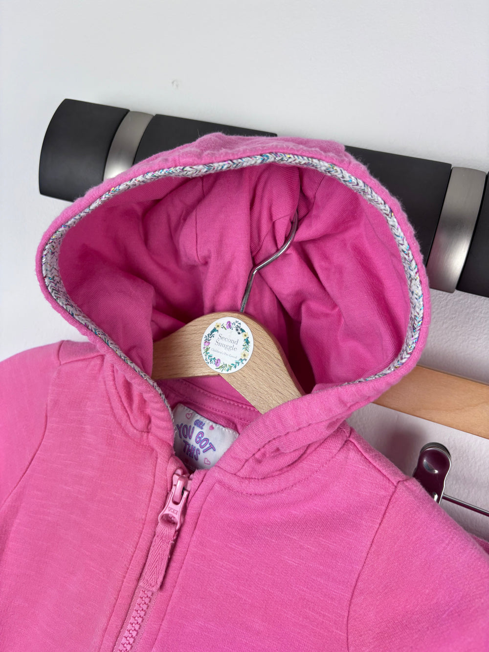 Mothercare Pink Hoodie And Joggers Set 6-9 Months-Sets-Second Snuggle Preloved