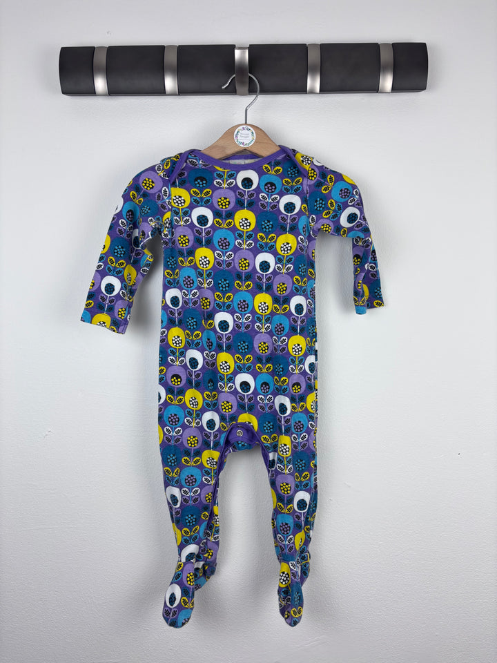 Mini Club Printed Sleepsuit 9-12 Months-Sleepsuits-Second Snuggle Preloved