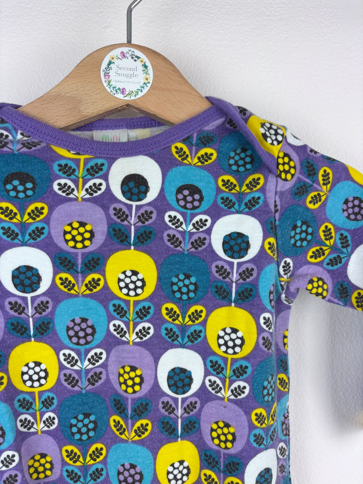 Mini Club Printed Sleepsuit 9-12 Months-Sleepsuits-Second Snuggle Preloved