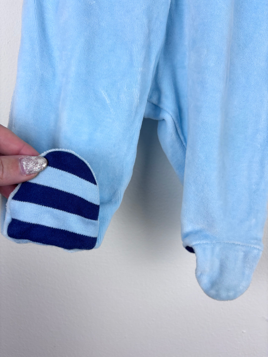 Frugi Printed Sleepsuit Newborn-Leggings-Second Snuggle Preloved