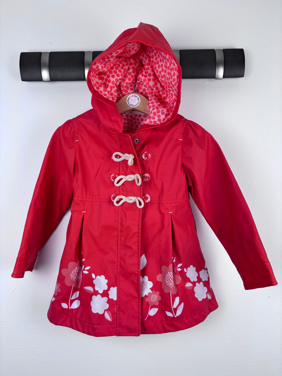 Vertbaudet Hooded Raincoat 3 Years-Coats-Second Snuggle Preloved