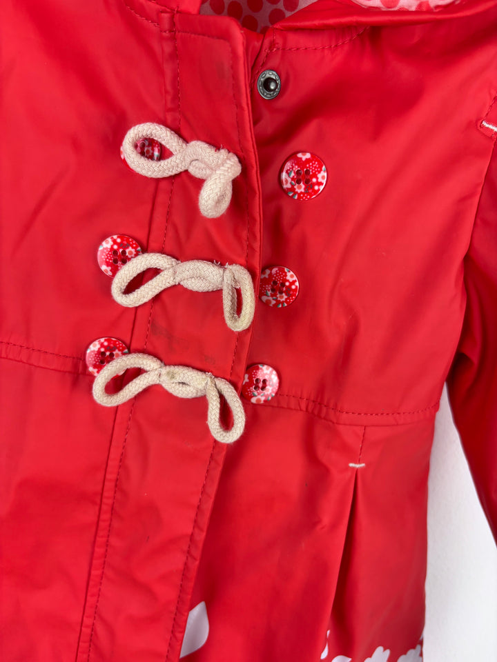 Vertbaudet Hooded Raincoat 3 Years-Coats-Second Snuggle Preloved