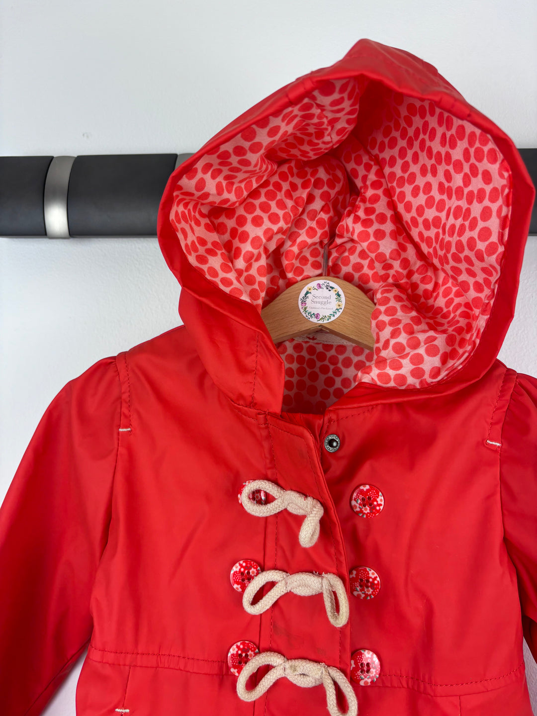 Vertbaudet Hooded Raincoat 3 Years-Coats-Second Snuggle Preloved