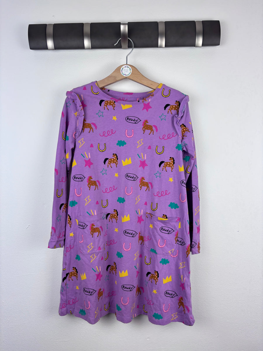 Tu Printed Long Sleeve Dress 6-7 Years-Dresses-Second Snuggle Preloved