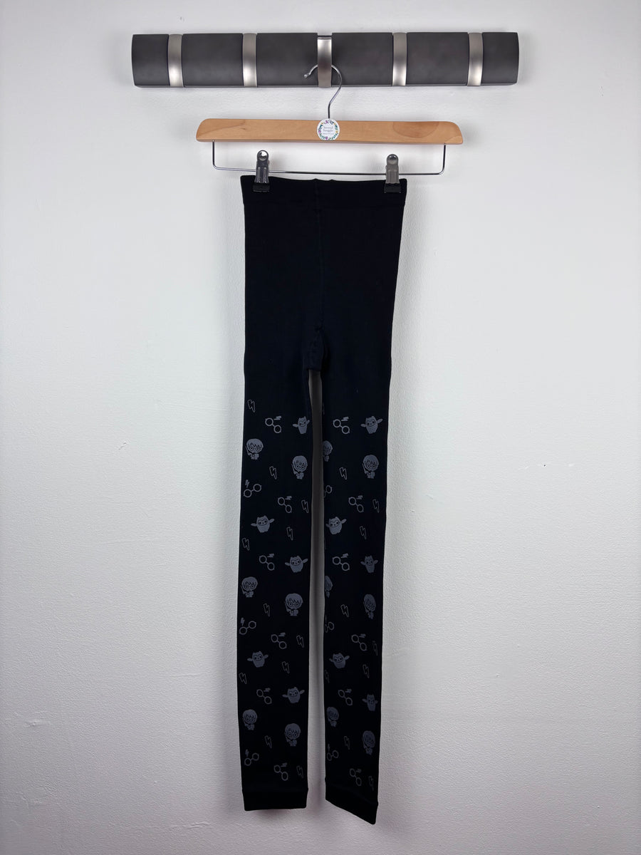 Primark Black Harry Potter Leggings 10-12 Years-Leggings-Second Snuggle Preloved