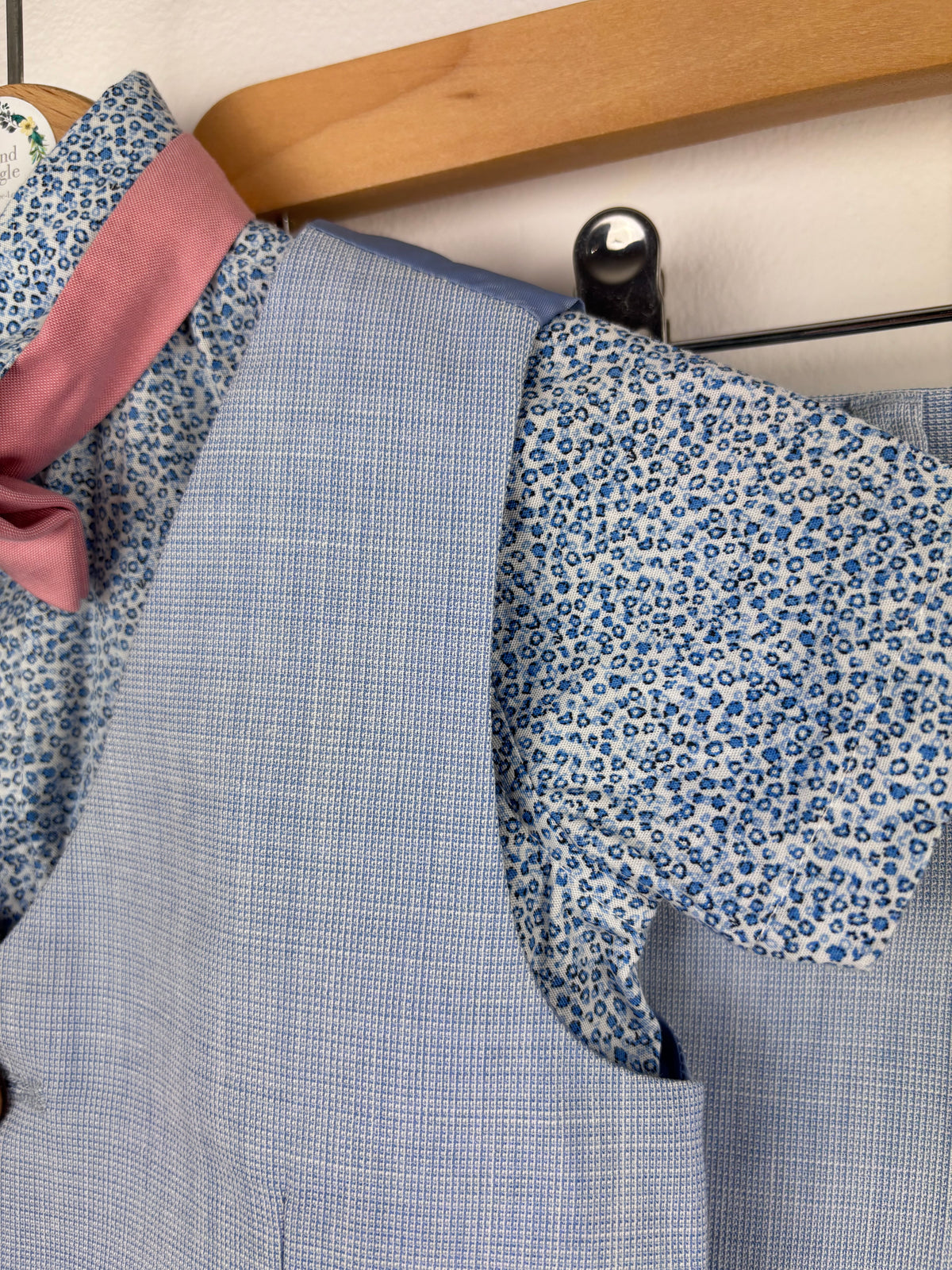 Next Blue Waistcoat Outfit Set 6-9 Months-Sets-Second Snuggle Preloved