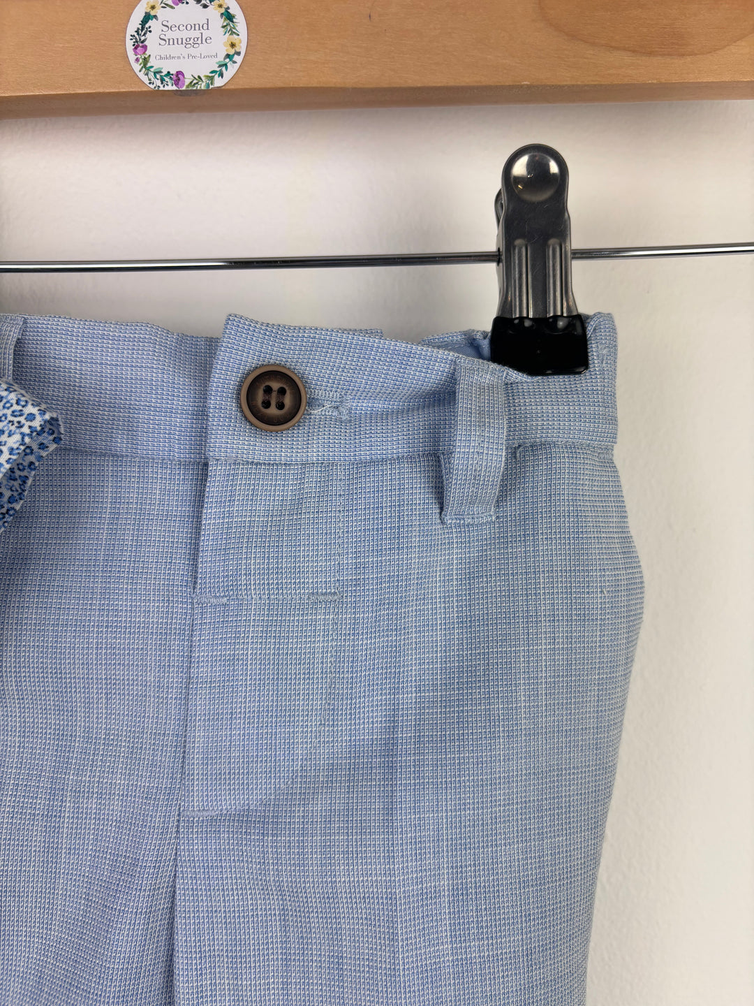 Next Blue Waistcoat Outfit Set 6-9 Months-Sets-Second Snuggle Preloved