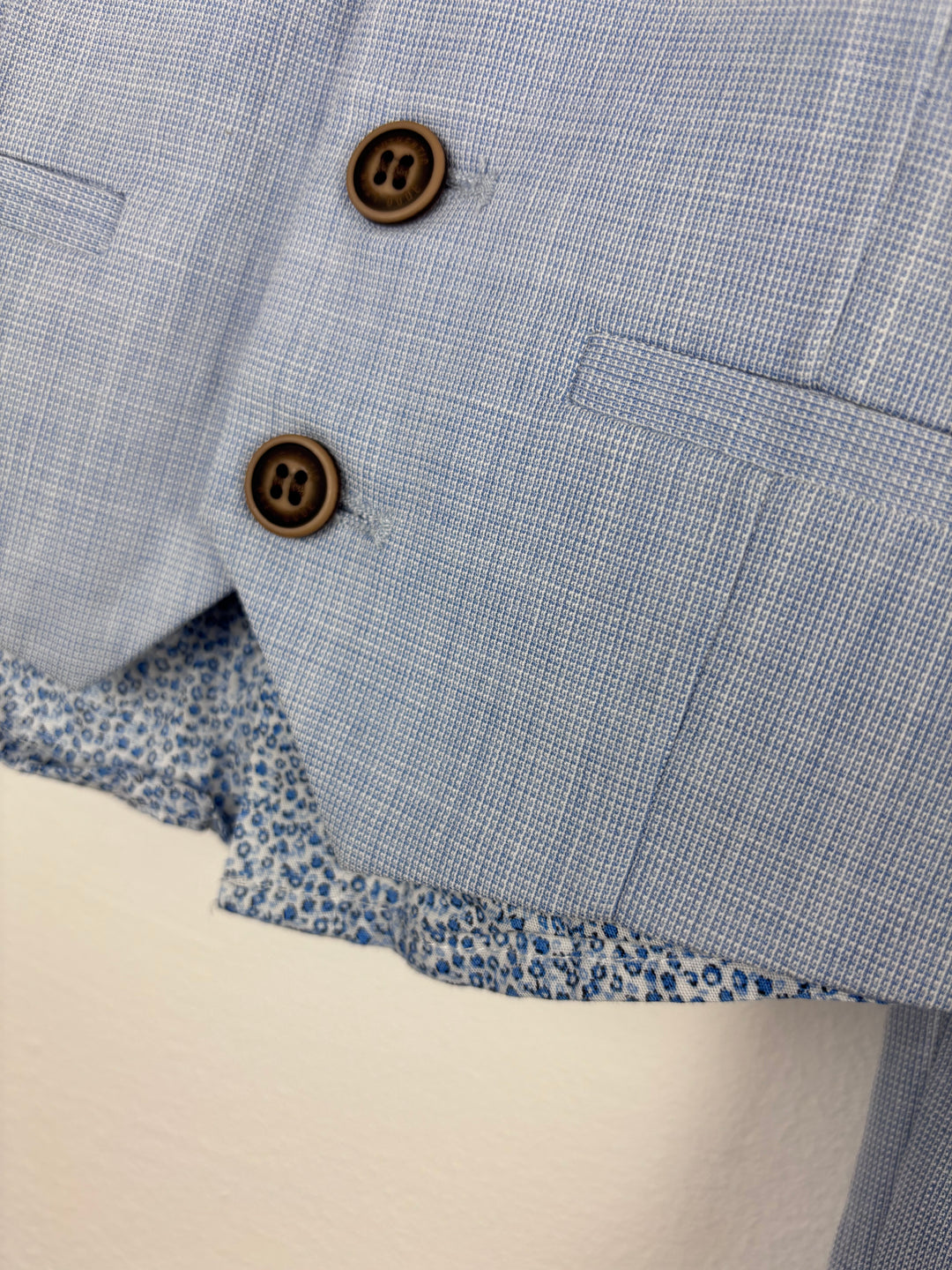 Next Blue Waistcoat Outfit Set 6-9 Months-Sets-Second Snuggle Preloved