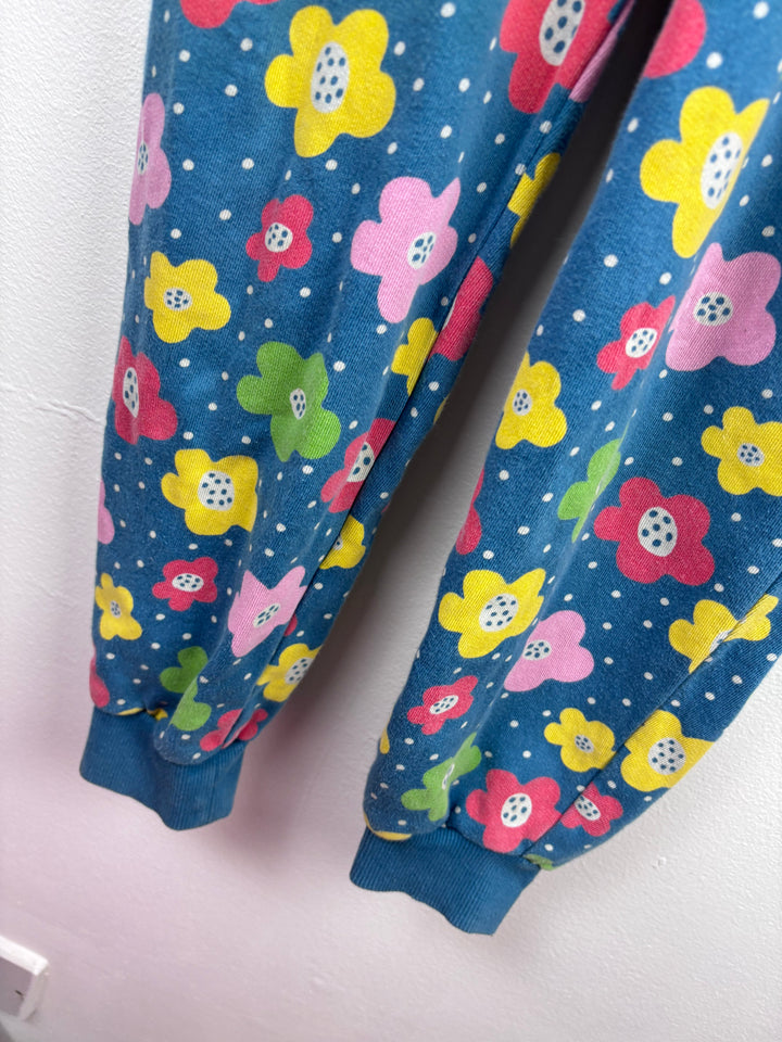 Frugi Flower Print All In One Snugglesuit 8-9 Years-All In One-Second Snuggle Preloved
