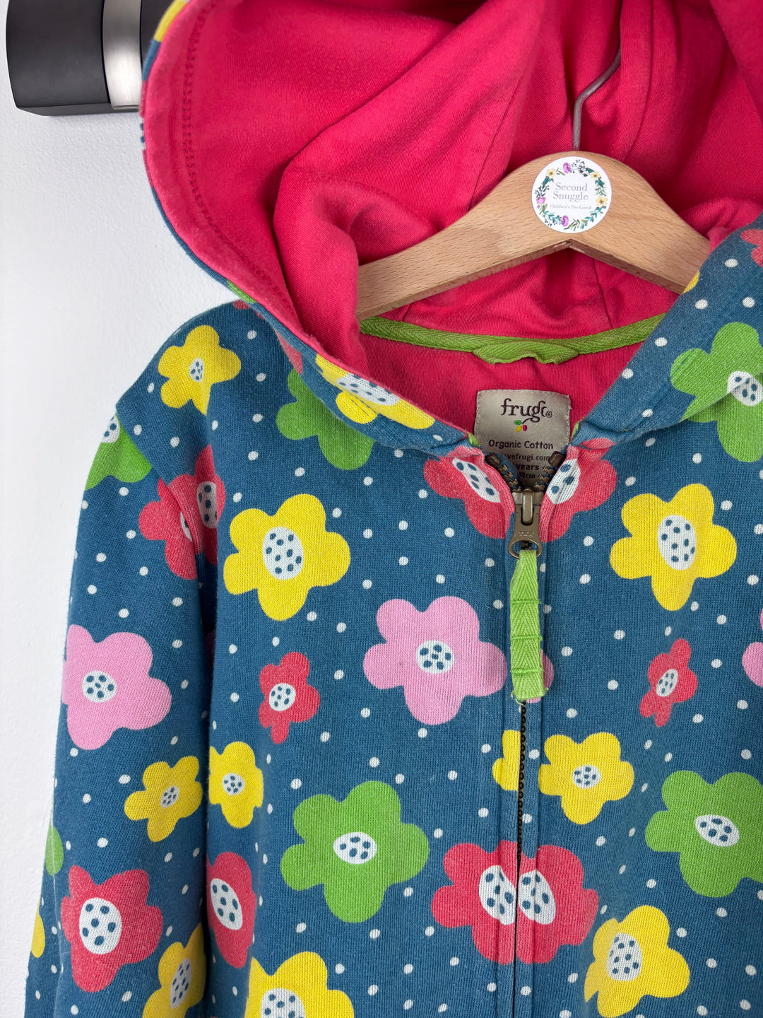 Frugi Flower Print All In One Snugglesuit 8-9 Years-All In One-Second Snuggle Preloved