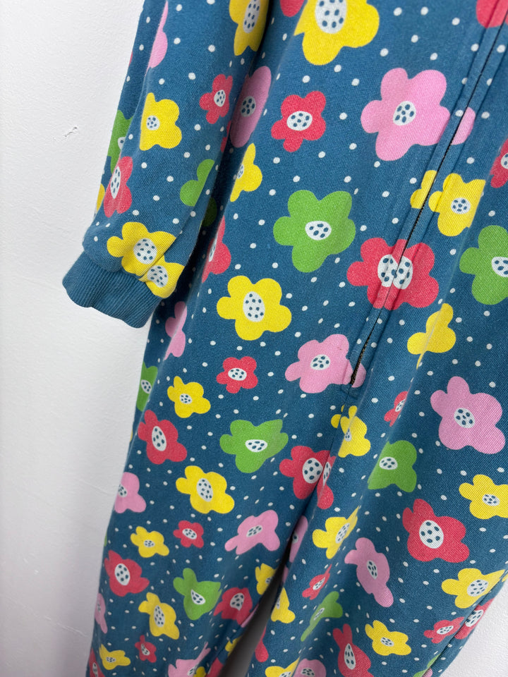Frugi Flower Print All In One Snugglesuit 8-9 Years-All In One-Second Snuggle Preloved