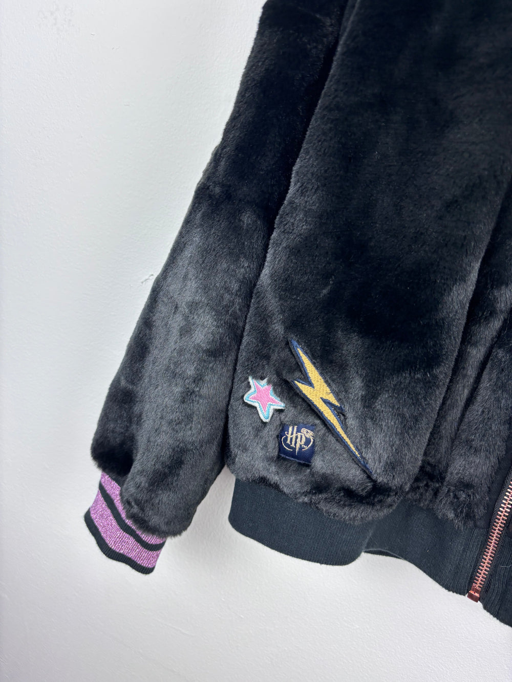 M&S Harry Potter Faux Fur Zip Hoodie 10-11 Years-Jackets-Second Snuggle Preloved
