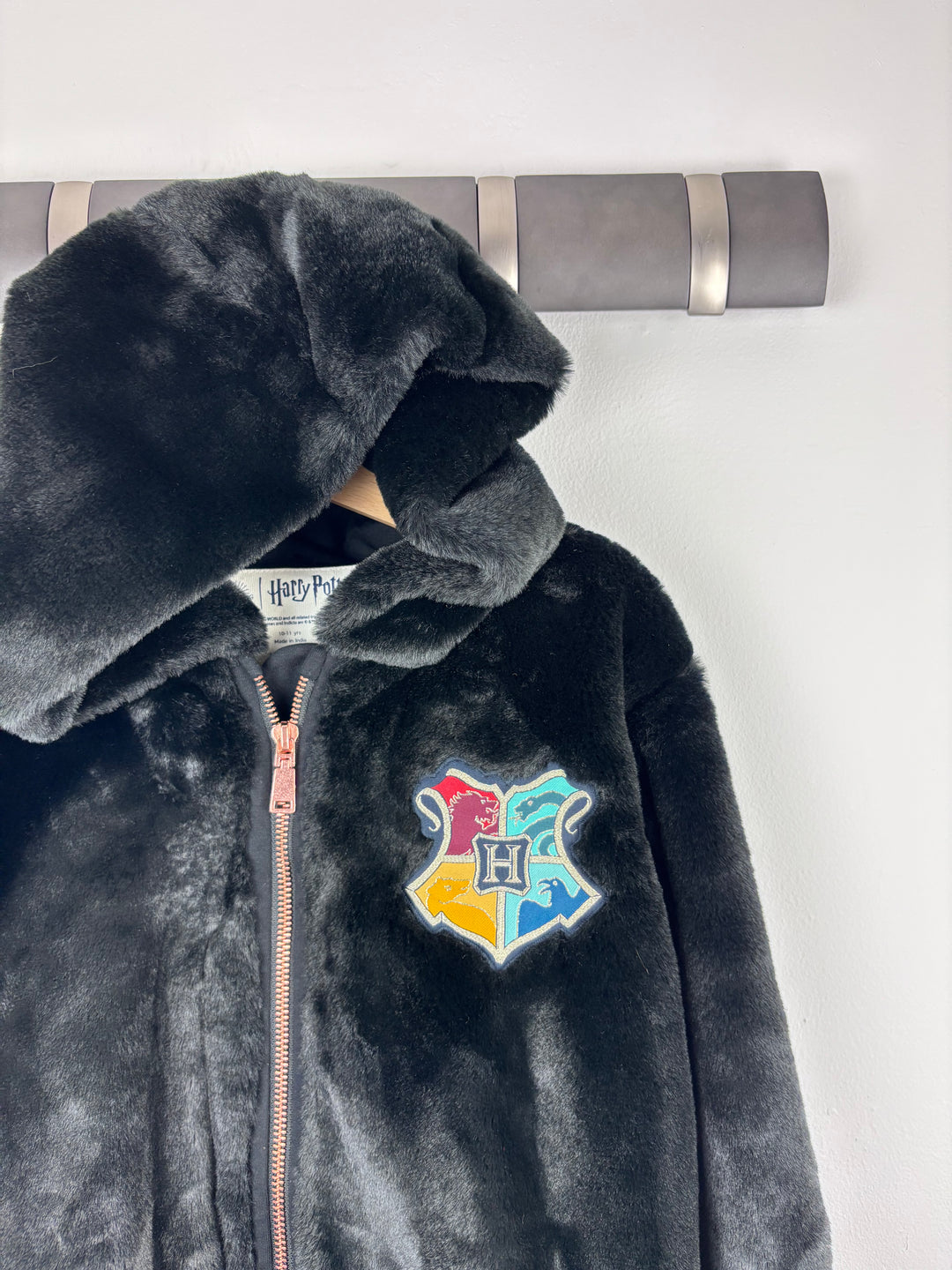 M&S Harry Potter Faux Fur Zip Hoodie 10-11 Years-Jackets-Second Snuggle Preloved