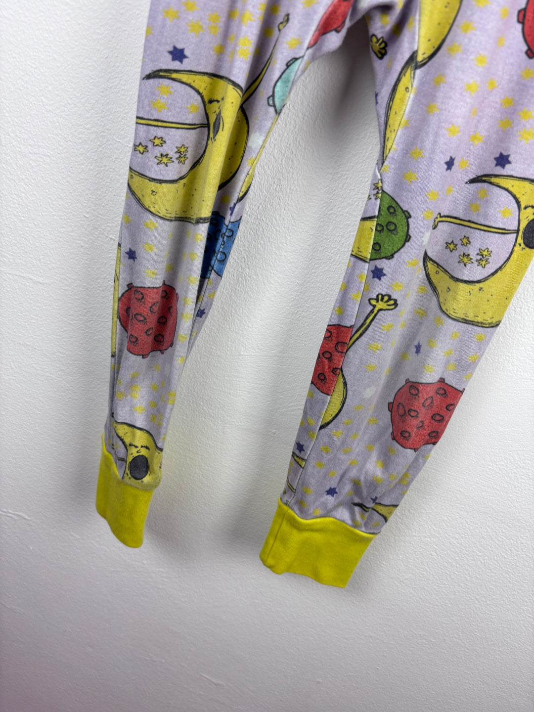 Duns Moon Print Zip Sleepsuit 104 (3-4 Years)-Rompers-Second Snuggle Preloved