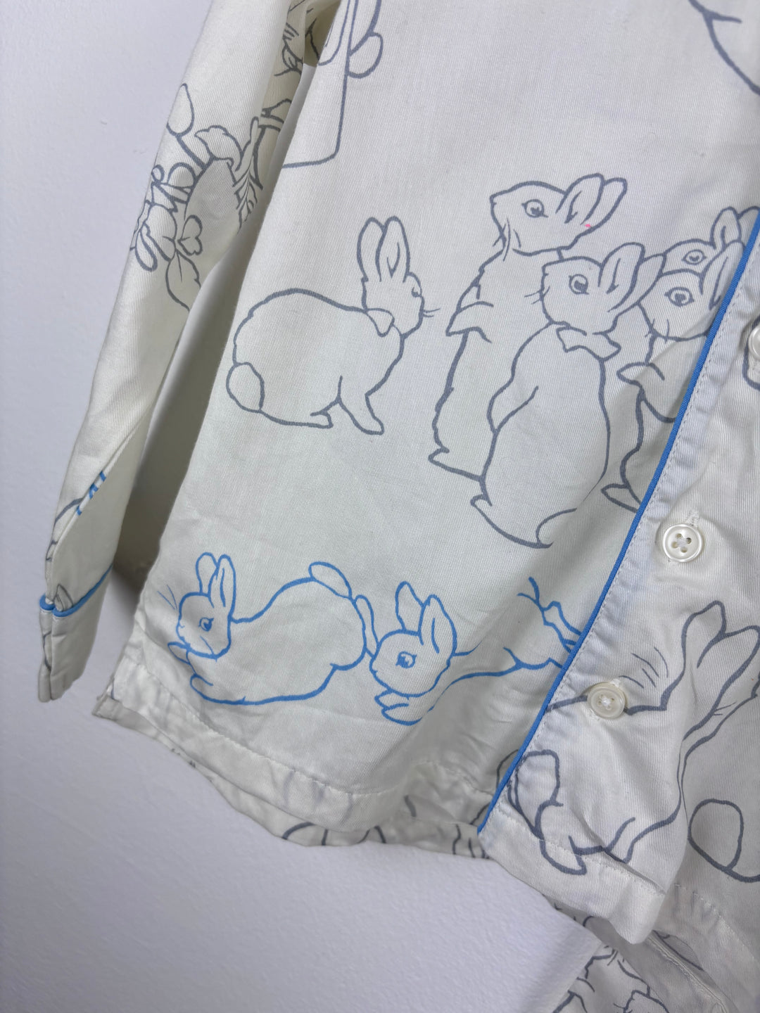M&S Peter Rabbit Print Pyjama Set 3-4 Years-Night Wear-Second Snuggle Preloved