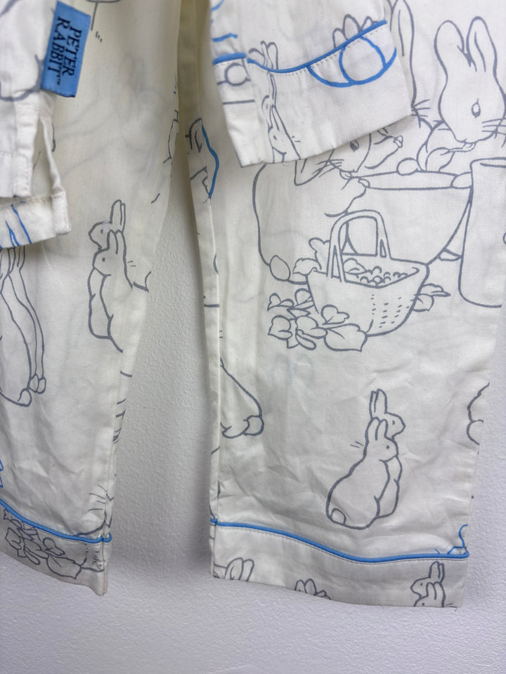 M&S Peter Rabbit Print Pyjama Set 3-4 Years-Night Wear-Second Snuggle Preloved