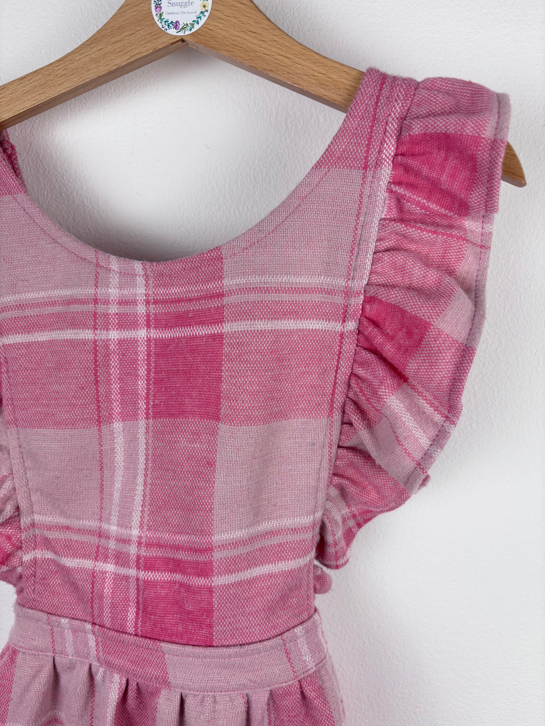 Fred & Flo Pink Check Dress 4-5 Years-Dresses-Second Snuggle Preloved