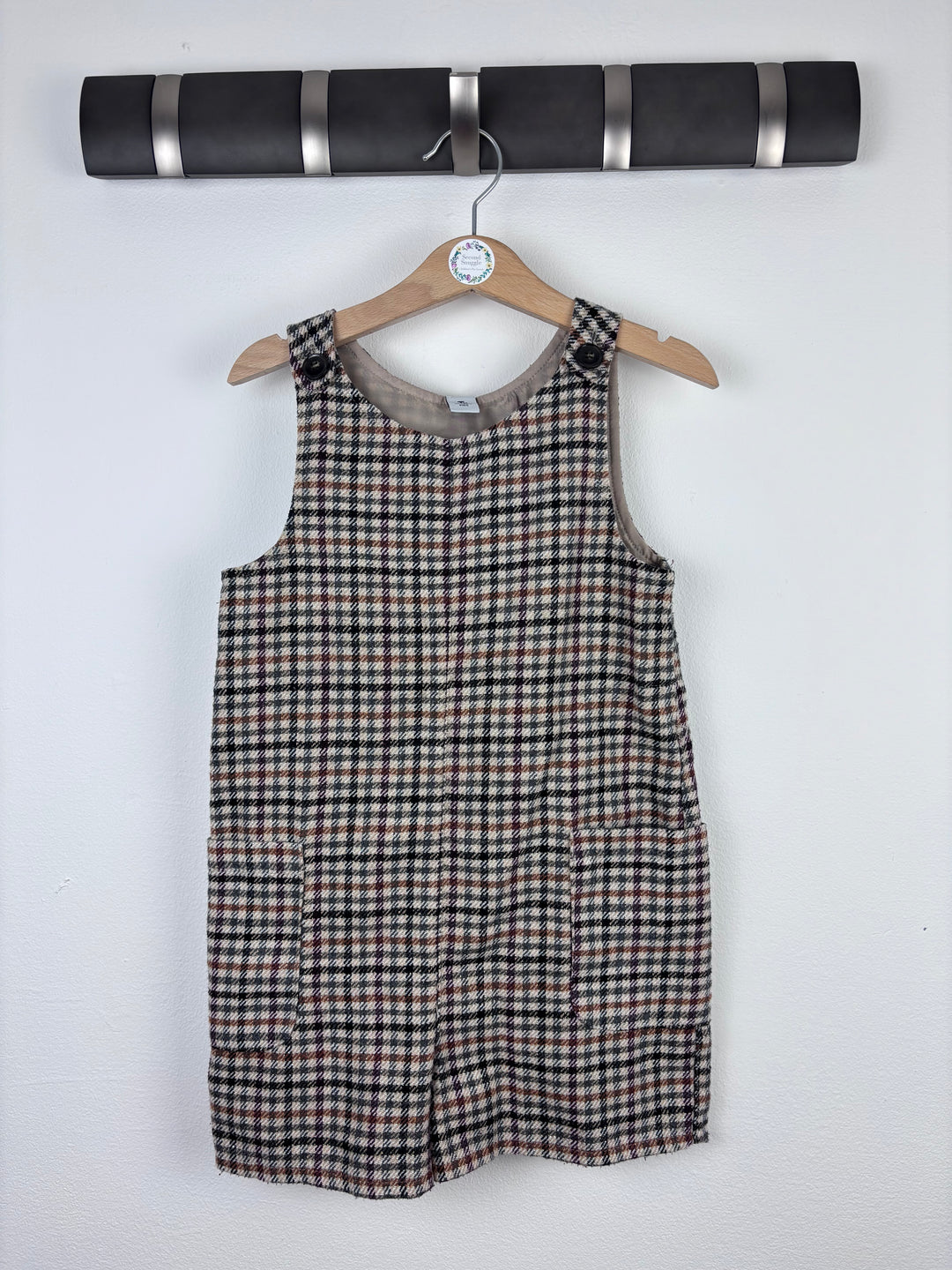 Tu Check Playsuit 5-6 Years-Play Suits-Second Snuggle Preloved