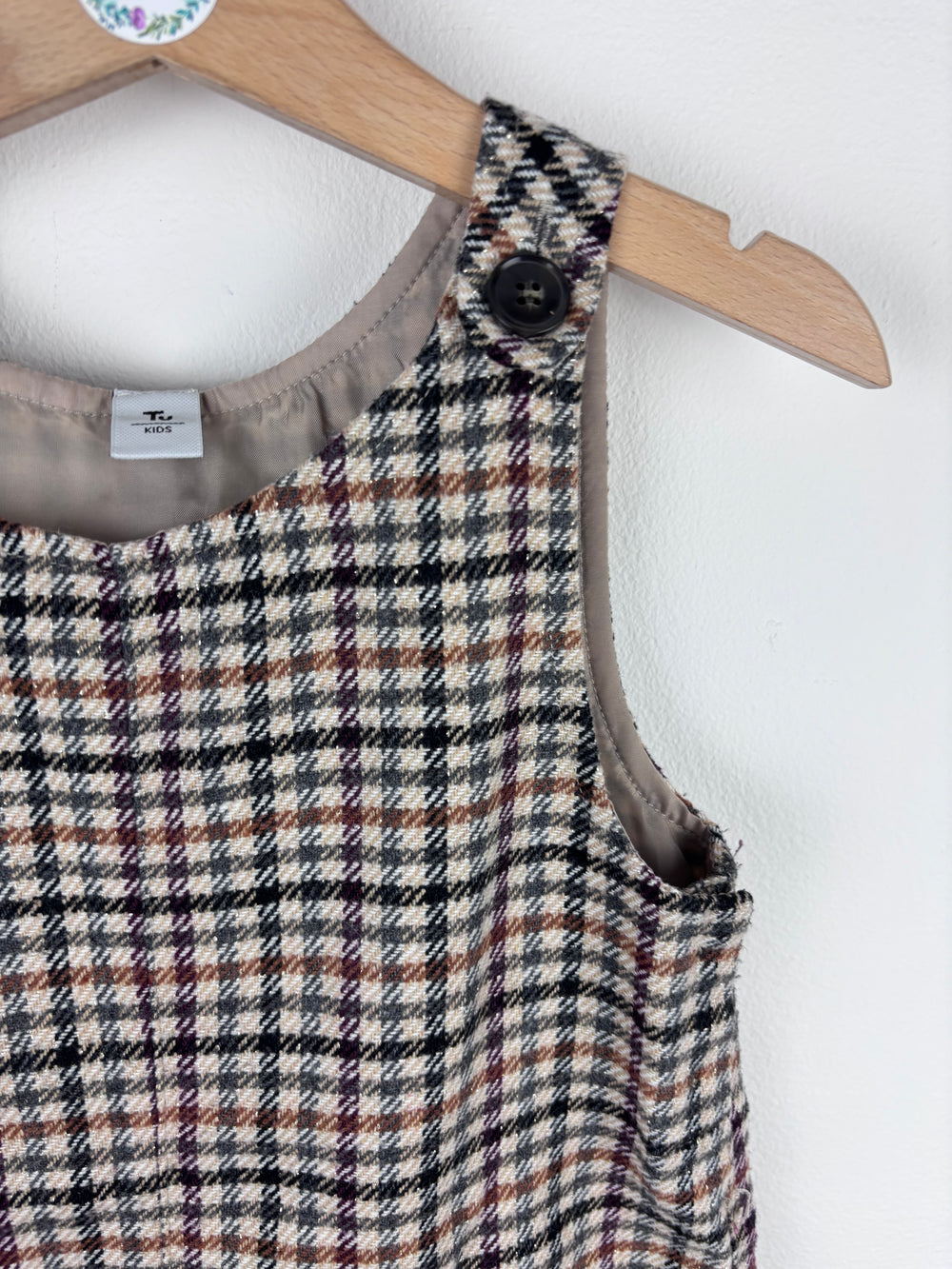 Tu Check Playsuit 5-6 Years-Play Suits-Second Snuggle Preloved