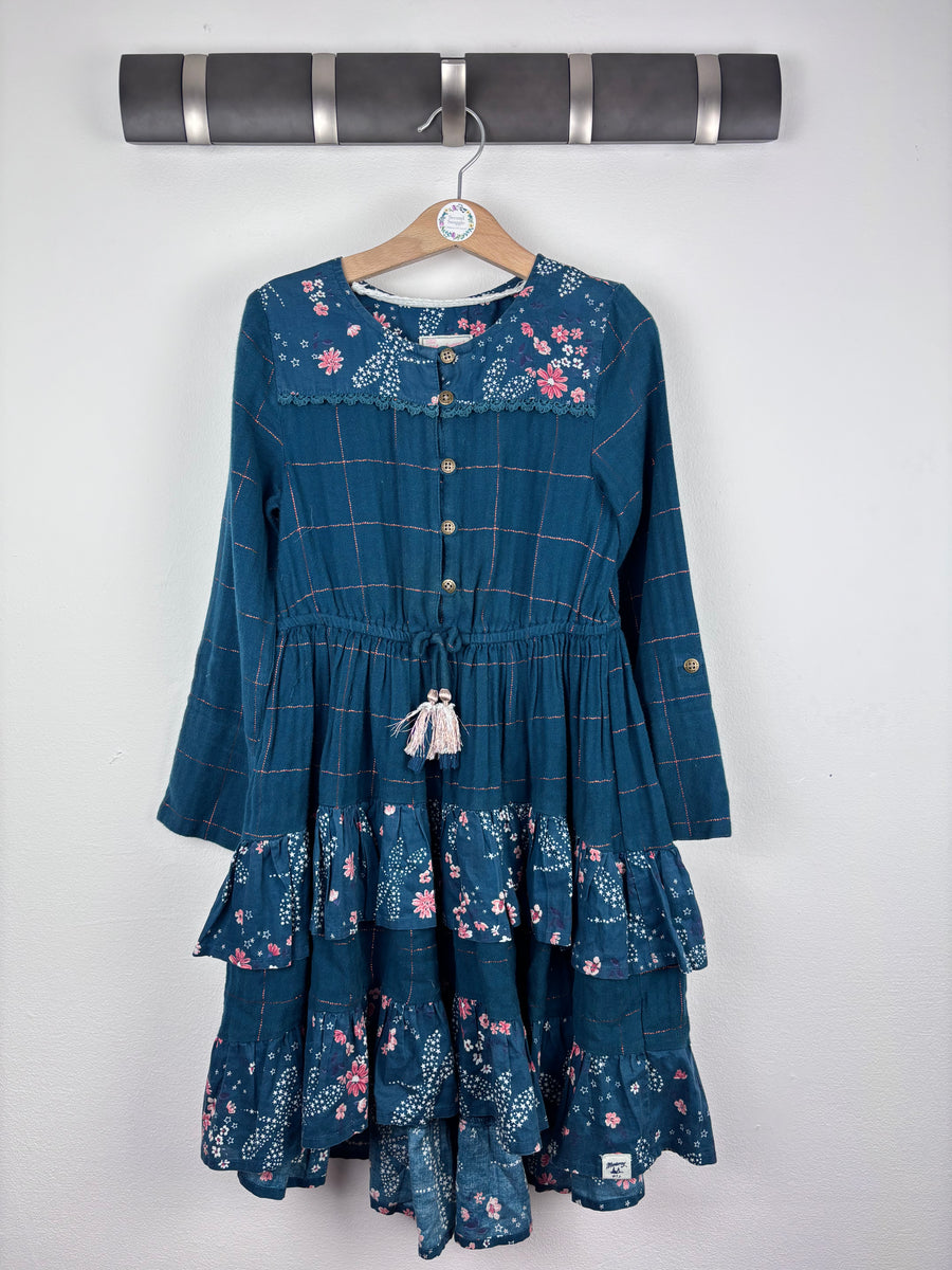 Mantaray Embroidered Tiered Dress 8 Years-Dresses-Second Snuggle Preloved