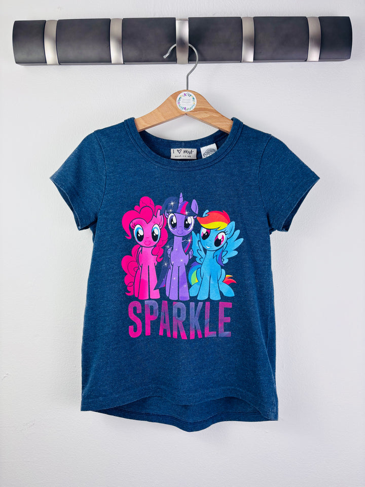 Next Navy My Little Pony Sparkle T-Shirt 4-5 Years-Tops-Second Snuggle Preloved