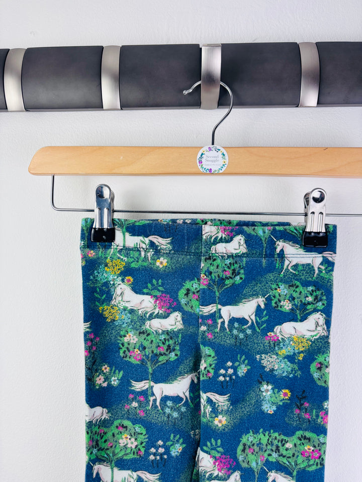 Monsoon Navy Horse Print Leggings 3-4 Years-Leggings-Second Snuggle Preloved