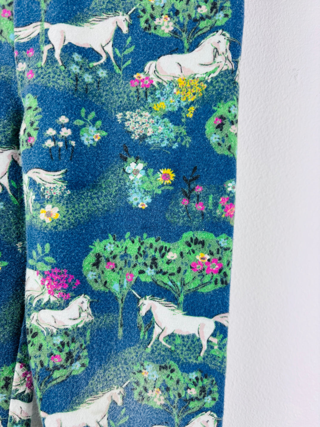 Monsoon Navy Horse Print Leggings 3-4 Years-Leggings-Second Snuggle Preloved