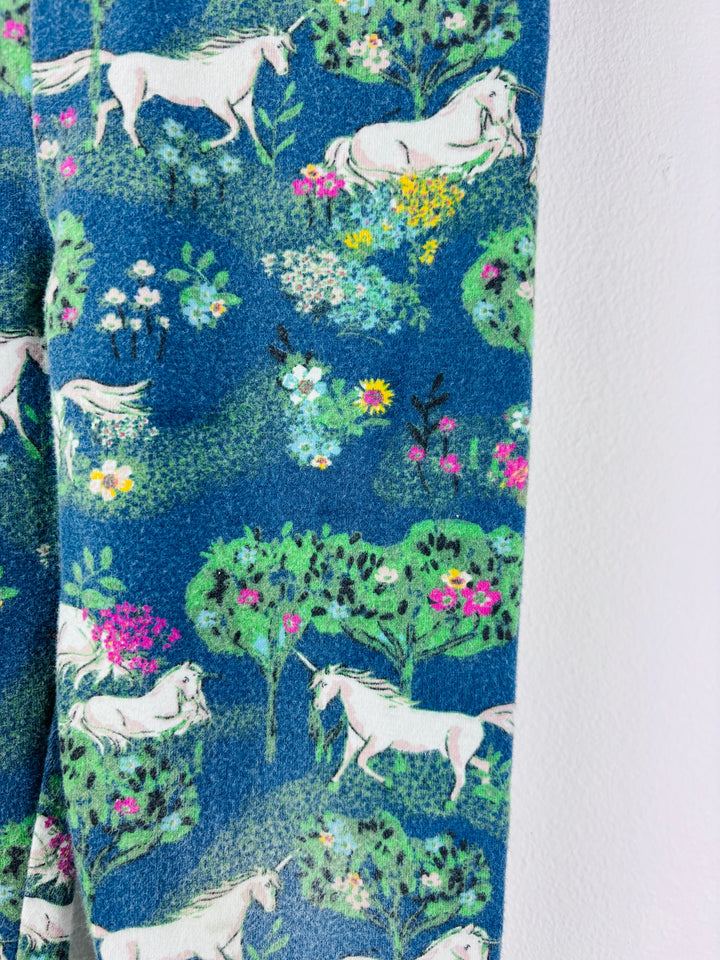 Monsoon Navy Horse Print Leggings 3-4 Years-Leggings-Second Snuggle Preloved