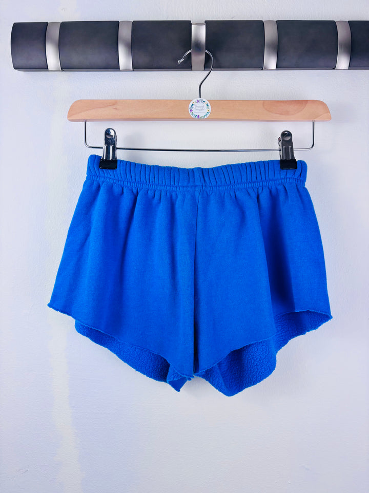Katie J NYC Bright Blue Fleece Shorts Medium Tween-Shorts-Second Snuggle Preloved