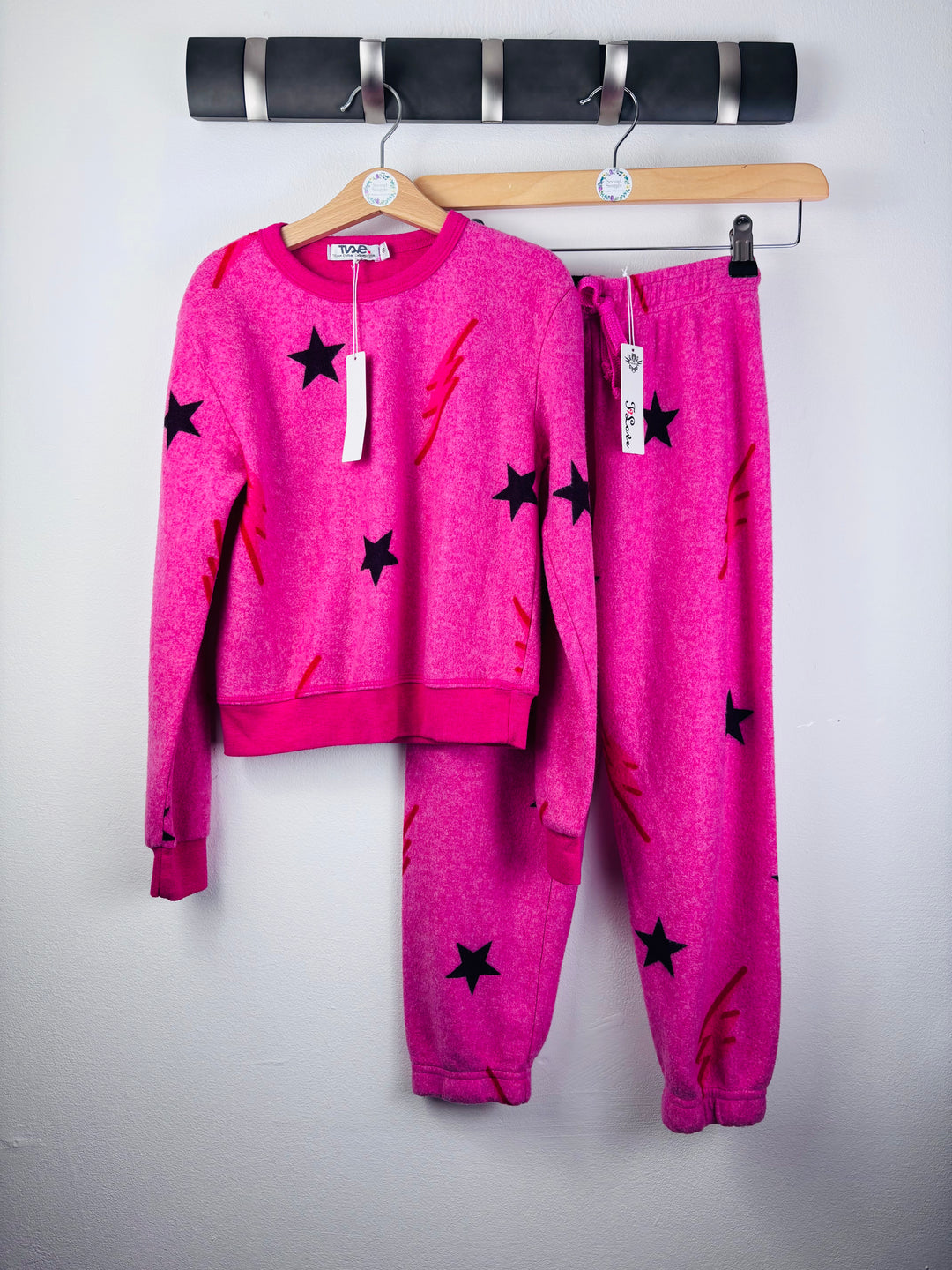 T2 Love Pink Star Lounge Wear Set 8 Years