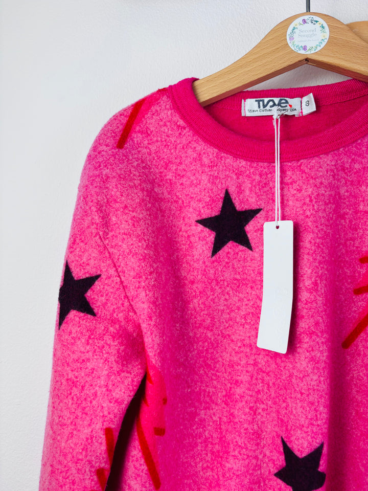 T2 Love Pink Star Lounge Wear Set 8 Years