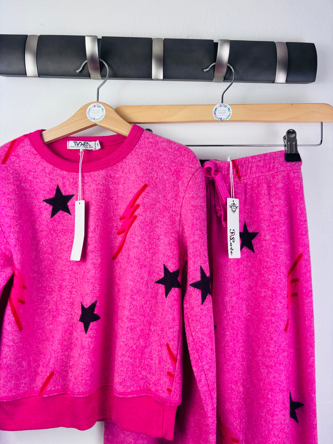 T2 Love Pink Star Lounge Wear Set 8 Years