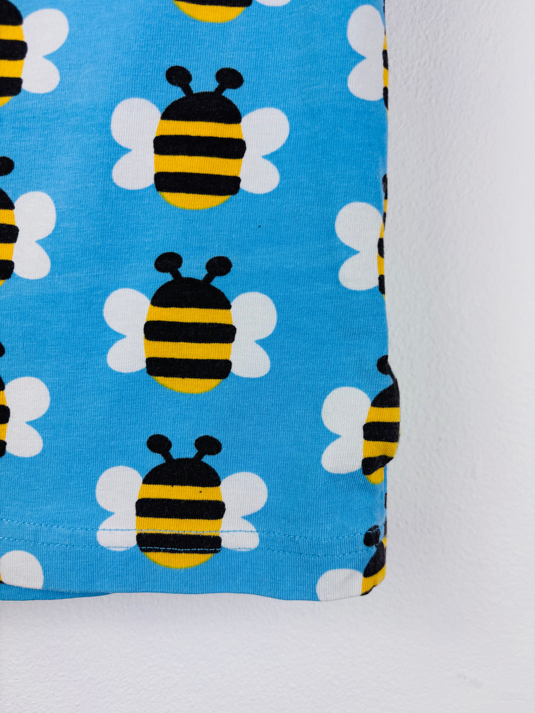 Maxomorra Blue Bee Print T-Shirt 3-4 Years