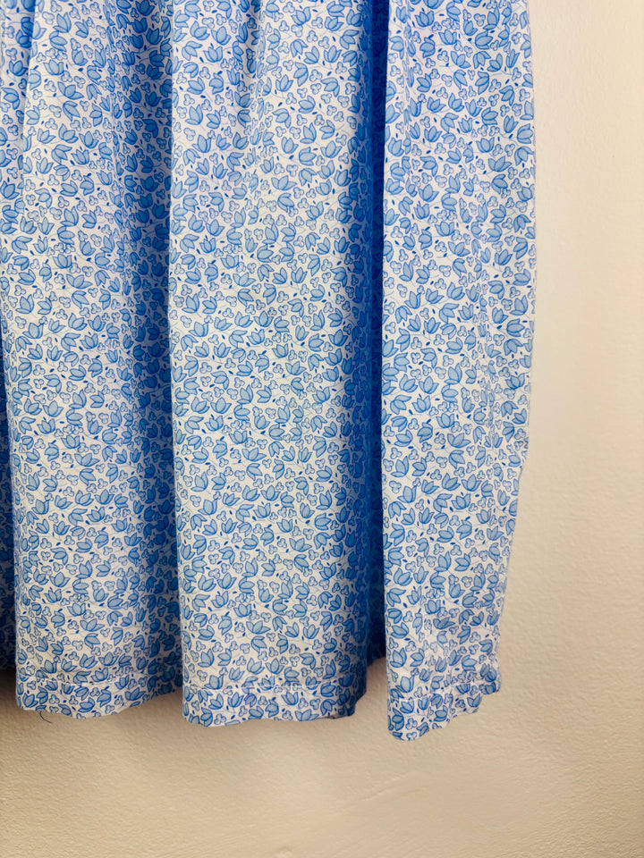 JoJo Maman Bébé Blue Smocked Floral Dress 4-5 Years