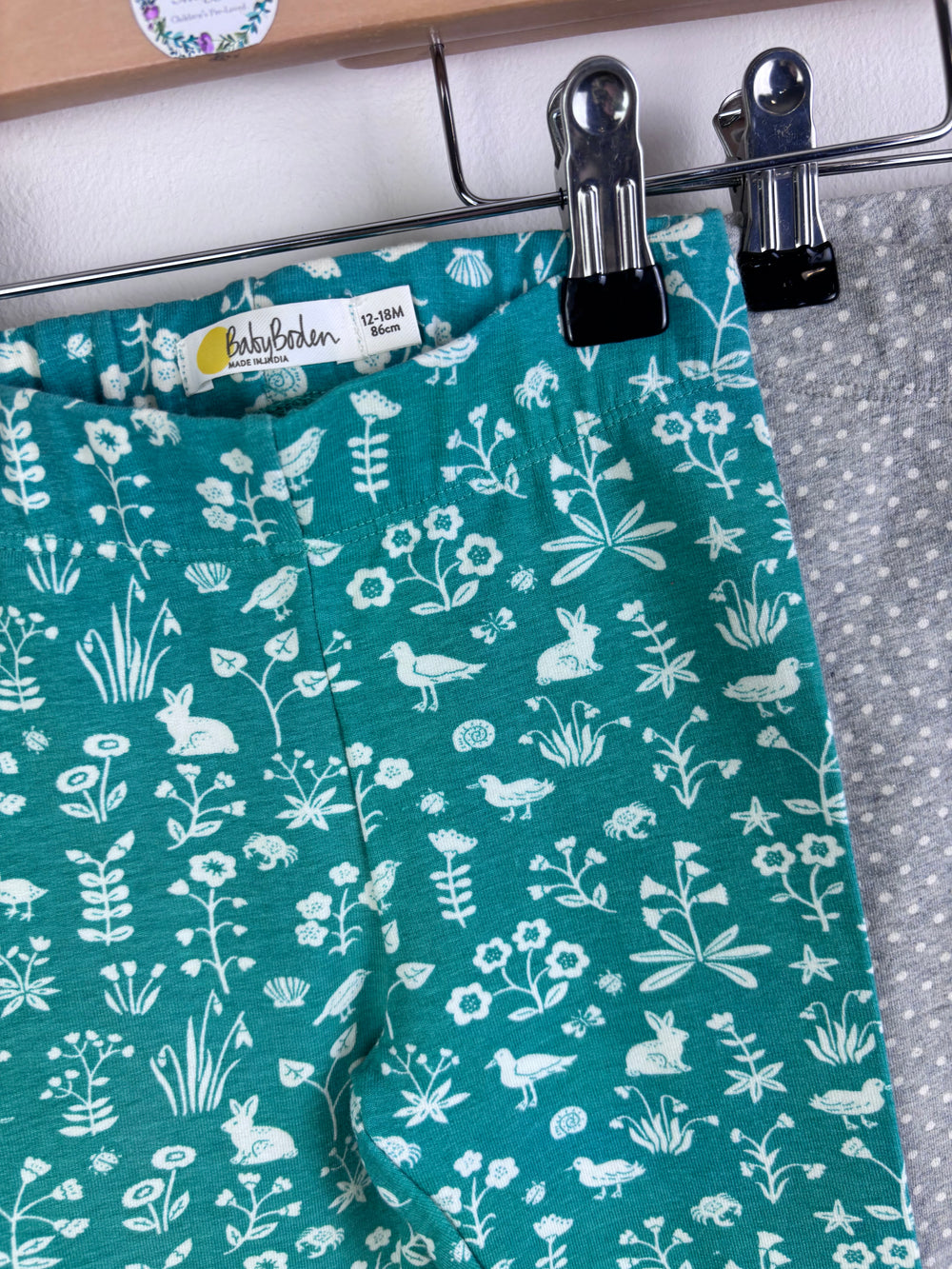 Baby Boden Printed Leggings Set 12–18 Months-Leggings-Second Snuggle Preloved