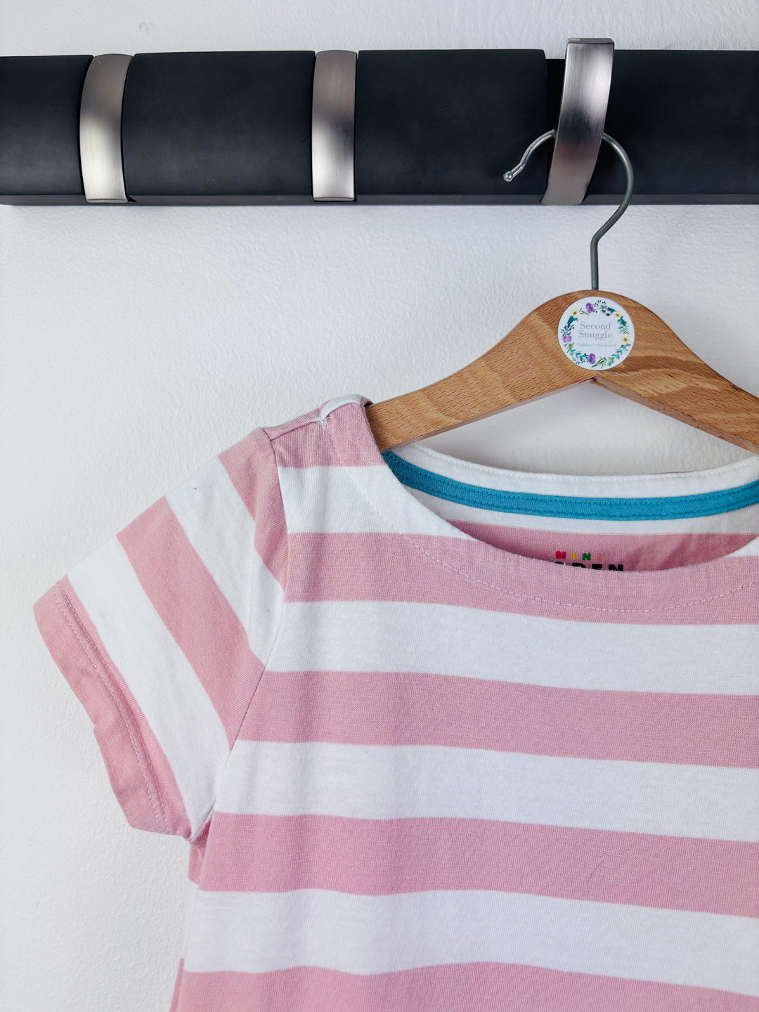 Boden Pink Stripe Butterfly Tunic Top 4-5 Years
