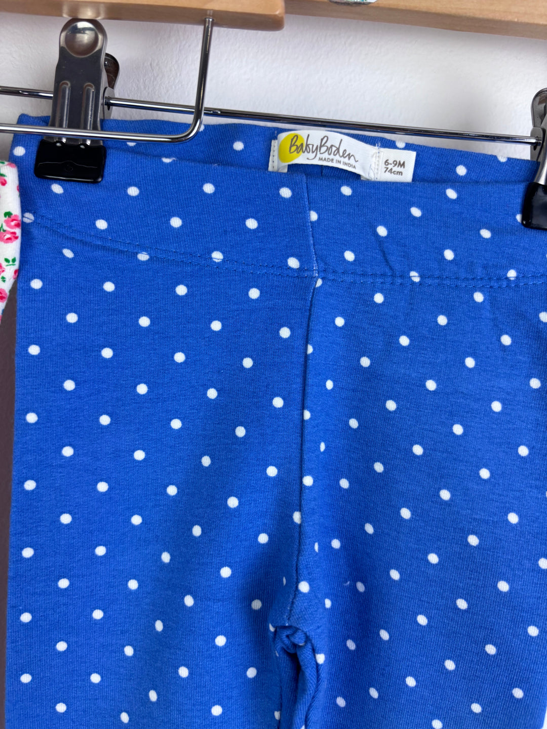 Baby Boden Floral And Polka Dot Leggings Set 6-9 Months-Leggings-Second Snuggle Preloved