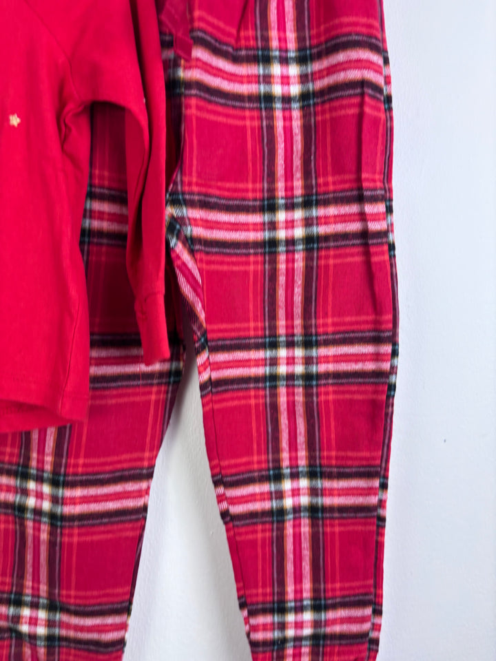 Little Kids Christmas Bear Pyjama Set 3–4 Years-Night Wear-Second Snuggle Preloved
