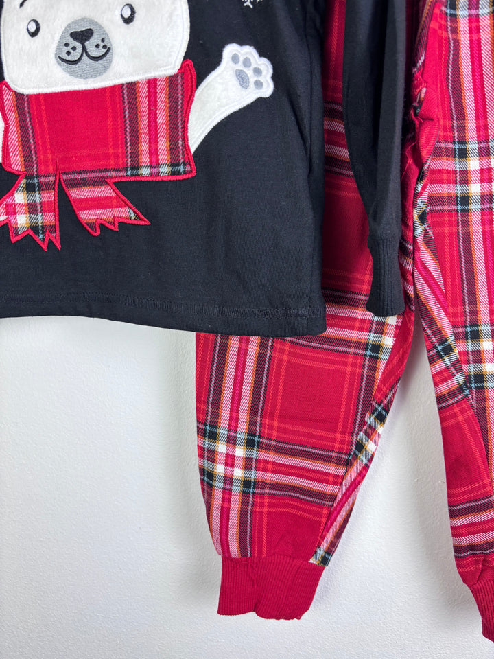 Little Kids Christmas Bear Pyjama Set Various Sizes-Night Wear-Second Snuggle Preloved