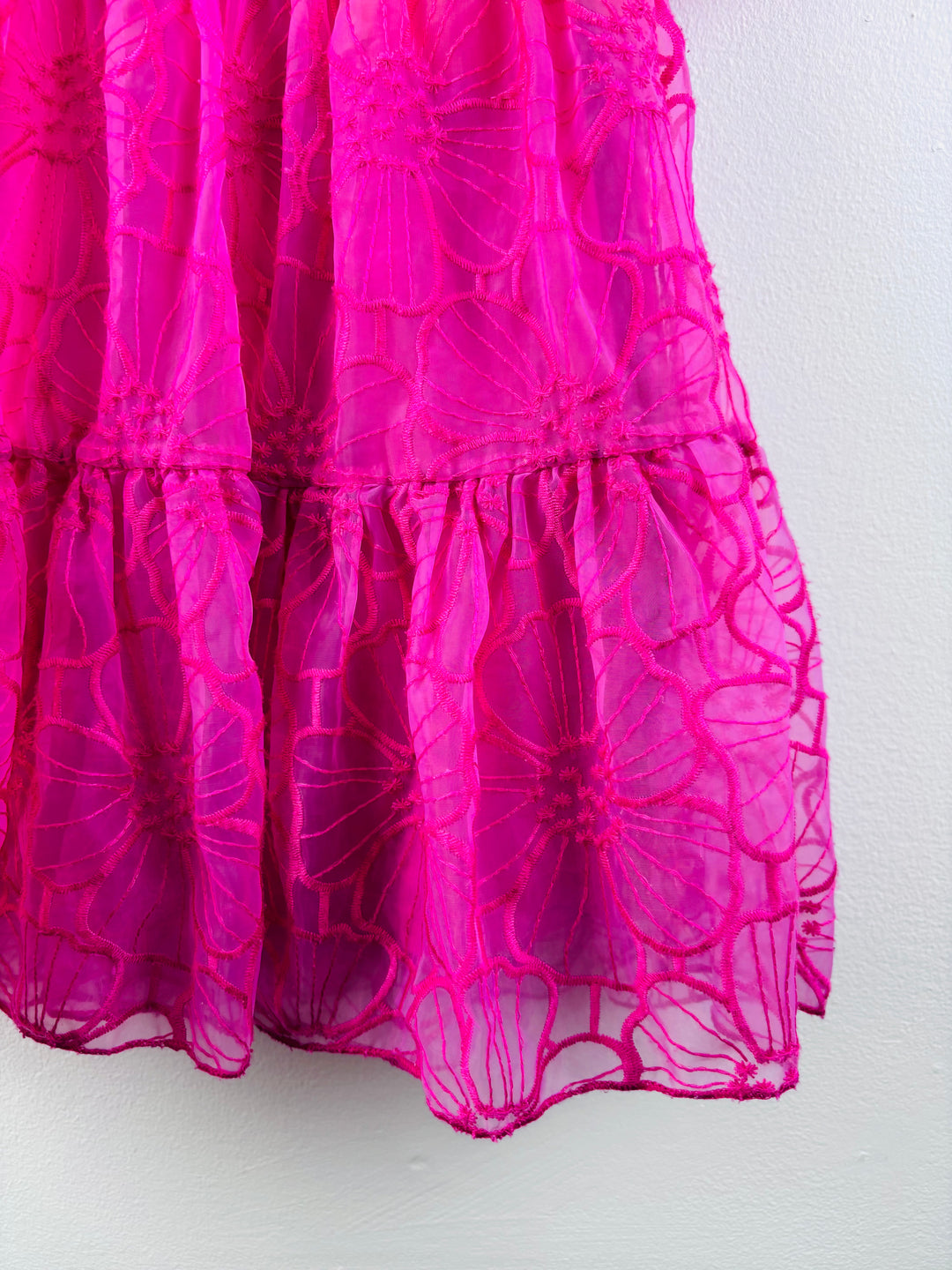 Next Pink Floral Occasion Dress 5-6 Years-Dresses-Second Snuggle Preloved