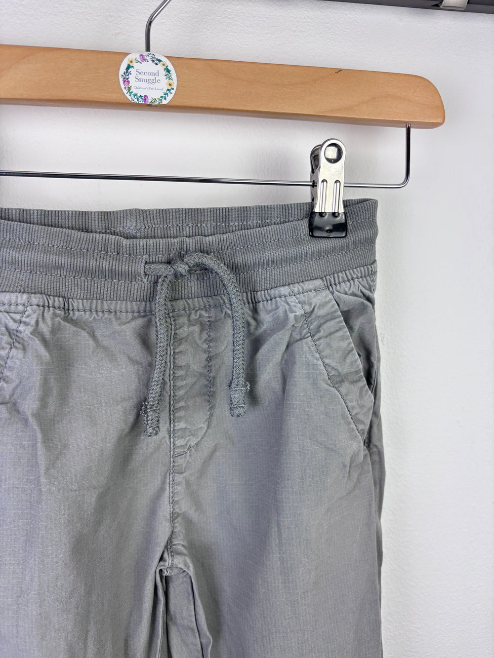 M&S Grey Jogger Style Trousers 5–6 Years-Trousers-Second Snuggle Preloved