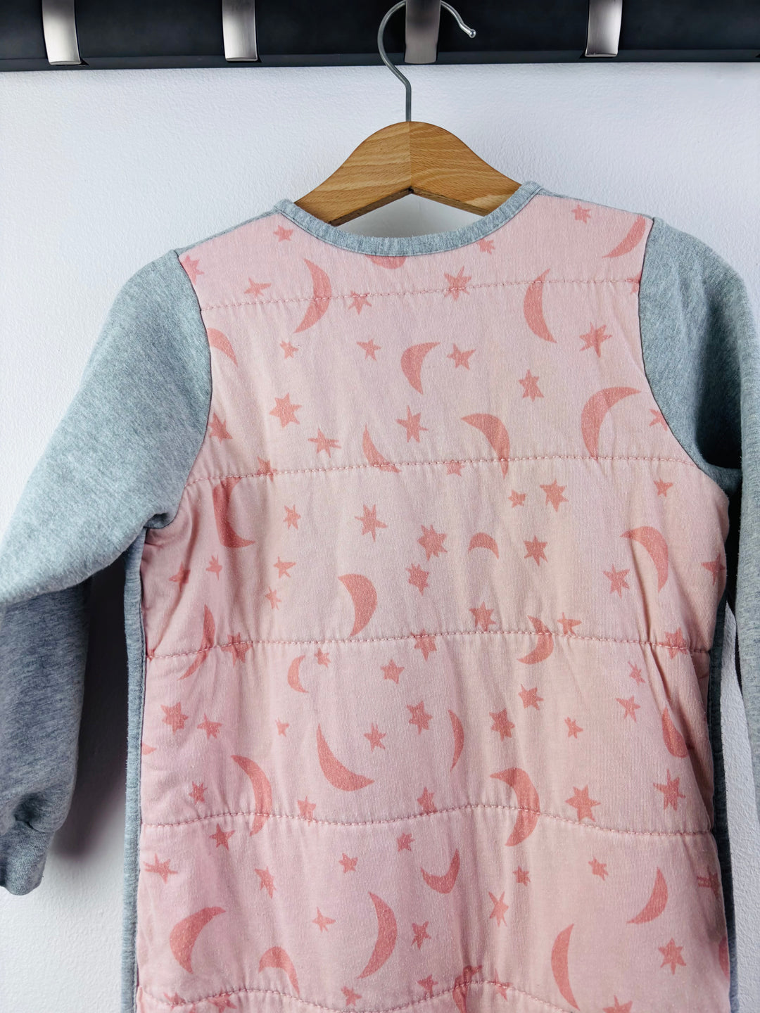 Love To Dream Grey Pink Sleep Suit 3 Years-Sleeping Bags-Second Snuggle Preloved