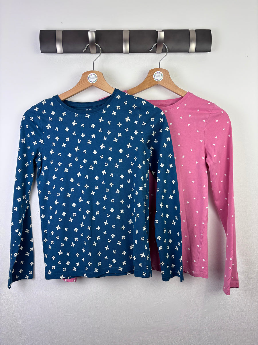 John Lewis Long Sleeve Tops Two Pack 11 Years-Tops-Second Snuggle Preloved